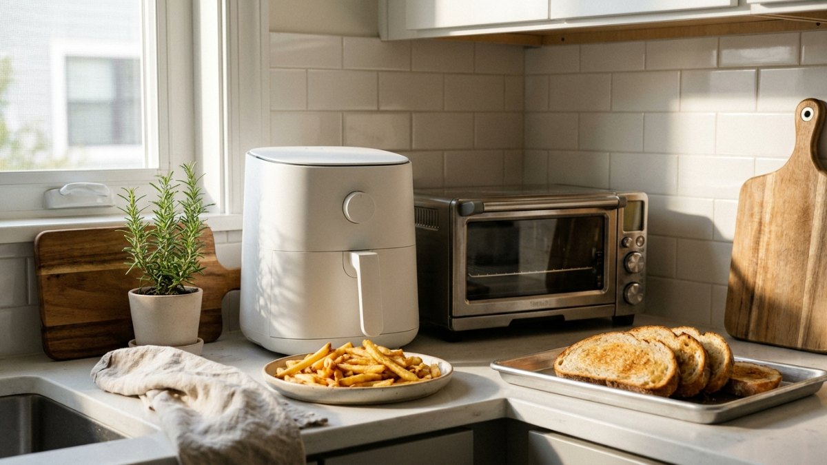Air Fryer vs Toaster Oven for a Small Kitchen