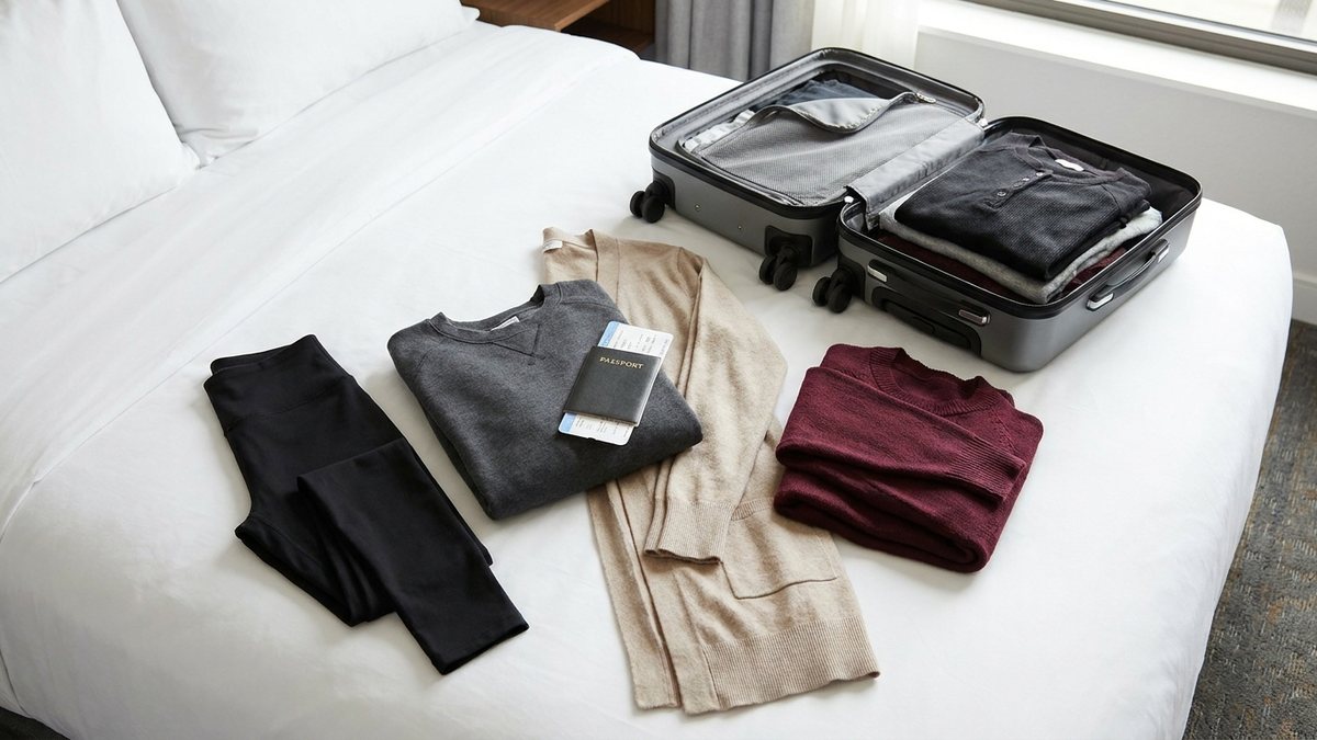 Wrinkle-Resistant Travel Outfits for Holiday Flights